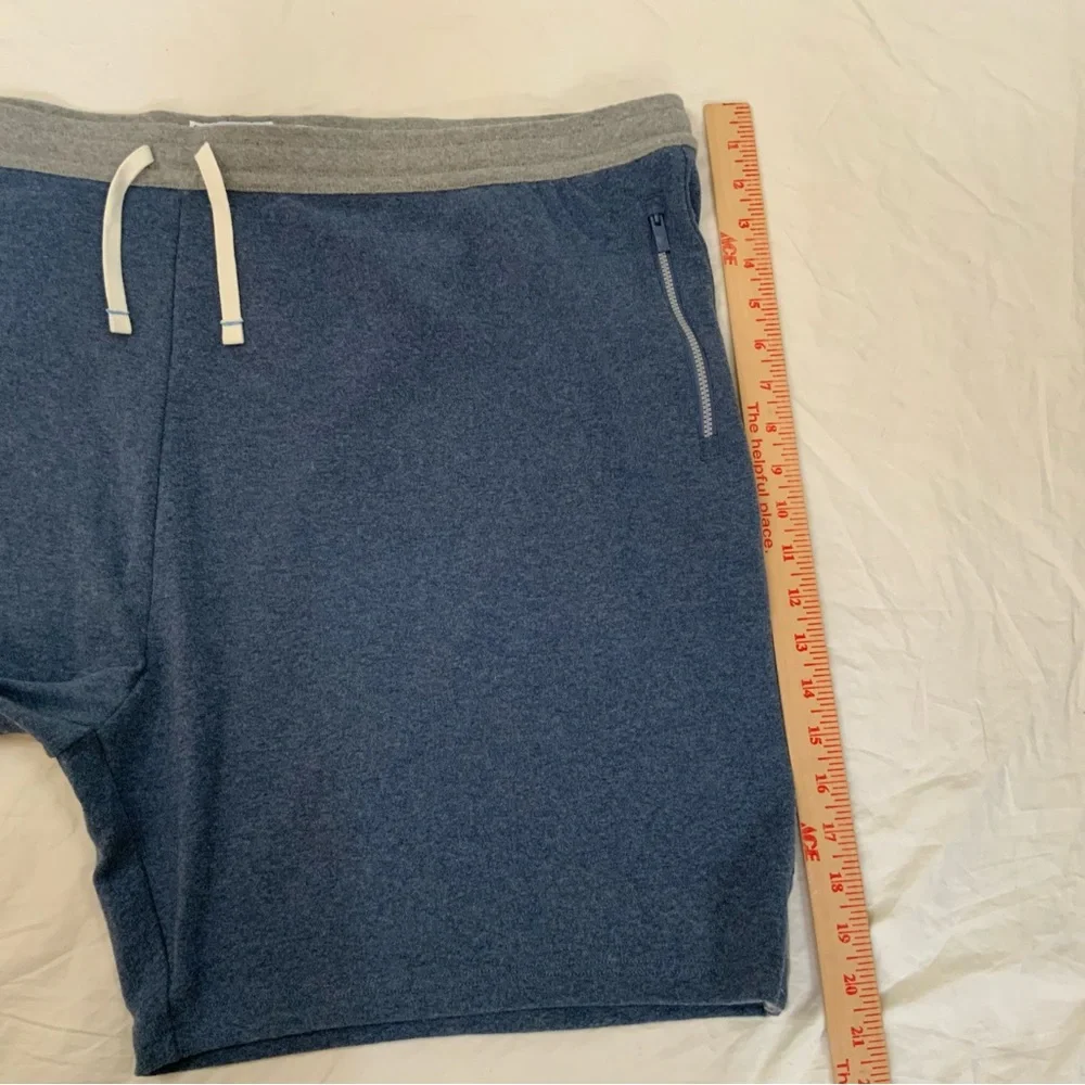 Southern Tide Sweatshorts Backrush Heather Lounge Shorts Blue XXL Pockets New